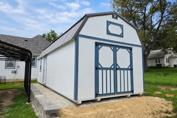 12×28 Lofted Barn in Nebraska City Nebraska