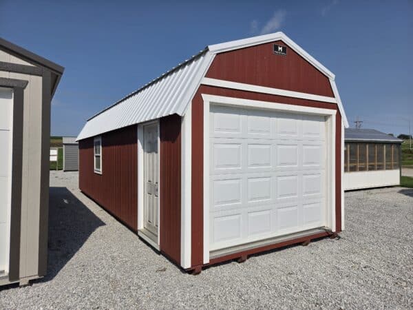 USED!! 12x32 Lofted Garage