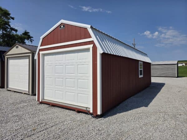 USED!! 12x32 Lofted Garage - Image 4
