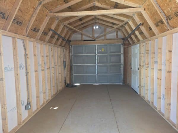 USED!! 12x32 Lofted Garage - Image 6