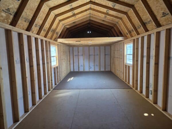 USED!! 12x32 Lofted Garage - Image 5