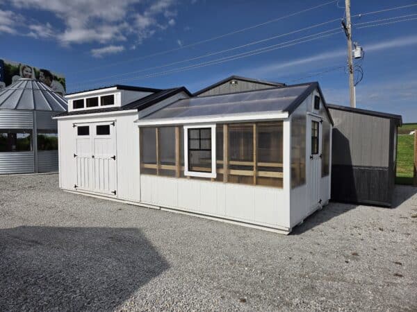 10x24 Greenhouse Shed Combo - Image 4