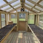 greenhouse fan shelving