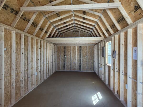 10x24 Lofted Barn Shed w/Electrical - Image 4