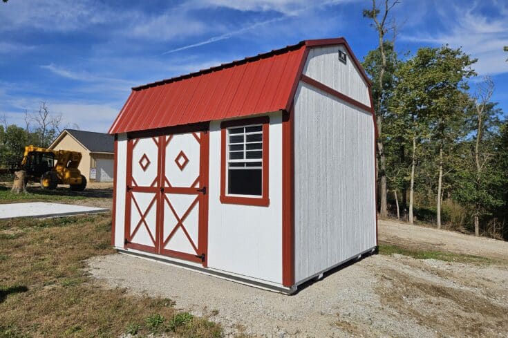 10×12 Lofted Garden Shed in Plattsmouth Nebraska
