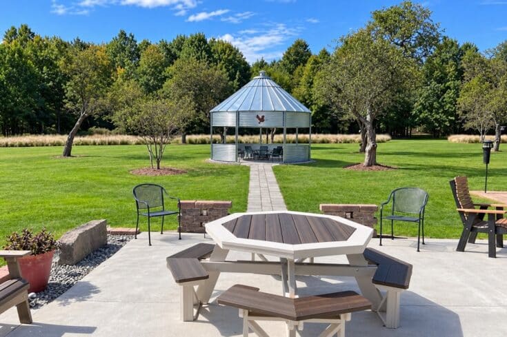 21′ Grain Bin Gazebo in Greenville Pennsylvania