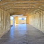 floorless portable garage