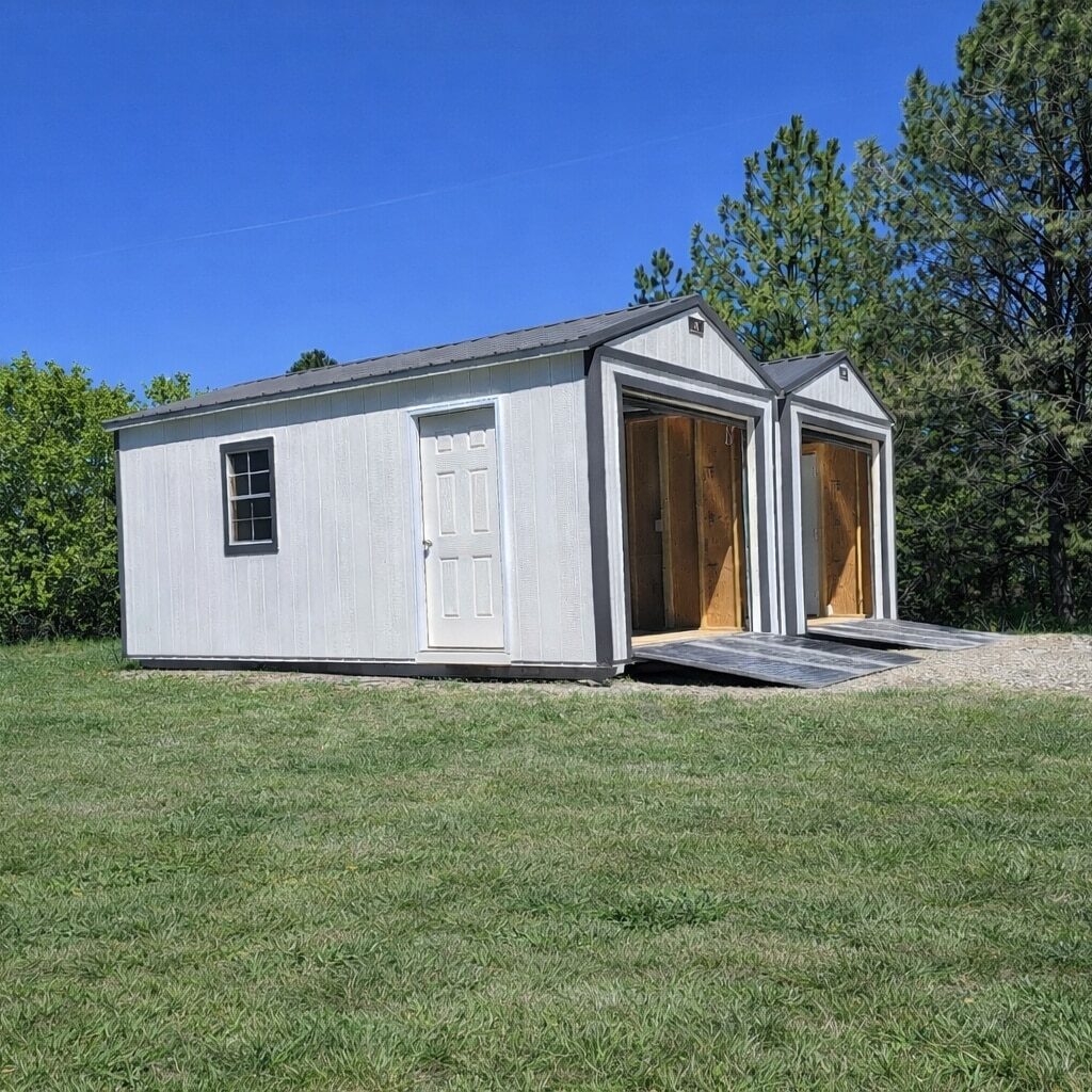 12x20 portable garages nebraska white