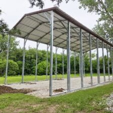 18x45x14 Camper Carport Cover nebraska