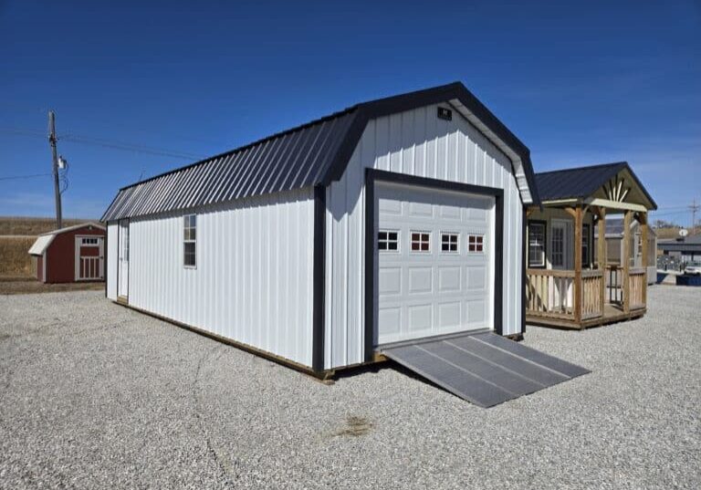 14x32 Lofted Garage Ramps